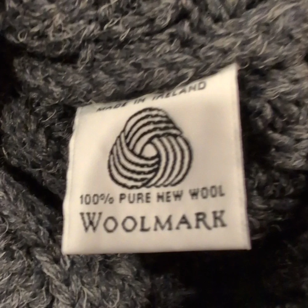 Vintage John Molloy Aran Cardigan Donegal Wool Grandpa Core - Picture 6 of 7